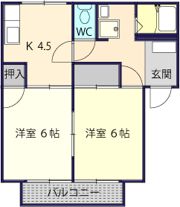 HEART LAND M.Tの間取り画像
