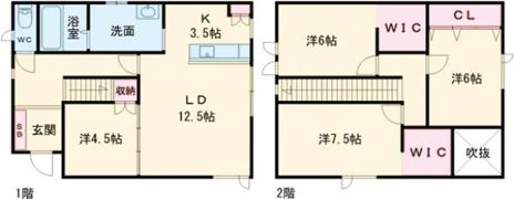豊岡16－7戸建の間取り画像