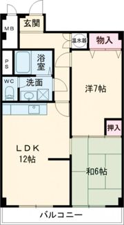 小田原グリーンハイツの間取り画像