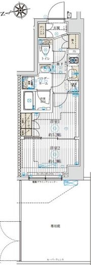 ブライズ中野哲学堂の間取り画像
