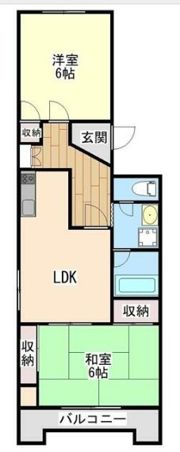 第一グリーンハイツ松縄の間取り画像