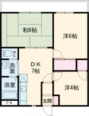 渡辺コーポの間取り画像