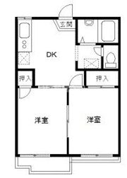 ロイヤルハイツB棟の間取り画像