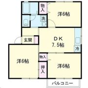 ビューティーハイツの間取り画像