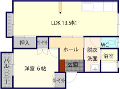 コーポ メツギの間取り画像