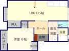 コーポ メツギの間取り画像