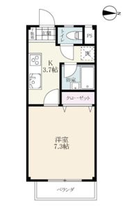 ミレニアムハウスの間取り画像