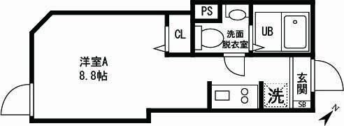 古淵Slitの間取り画像