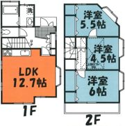 工藤福生貸家の間取り画像