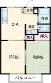オールージュ清水の間取り画像