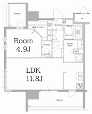 エンクレスト天神LINKの間取り画像