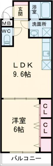 コリーヌ池上の間取り画像