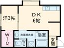さくらステージ九工大前の間取り画像