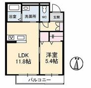 ラ・パルテール旭川 九番館の間取り画像