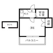 北浜町アパートの間取り画像