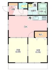 ハイツ波庵の間取り画像