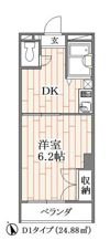 メイプルエイトの間取り画像
