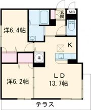 シャーメゾン垂水Aの間取り画像