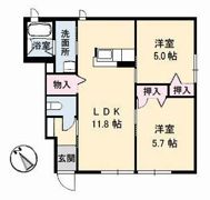 ピナクル・国富 1番館の間取り画像
