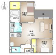 REGALEST F 下伊福の間取り画像