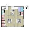 光ハイツの間取り画像