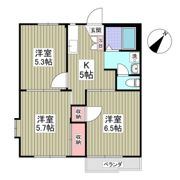 ブループラム長渕の間取り画像