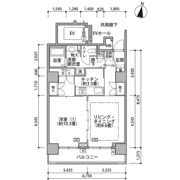 東雲キャナルコートCODAN18号棟の間取り画像