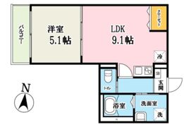 キャメル吉川美南 EASTの間取り画像