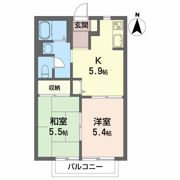 ロイヤルバレー Aの間取り画像