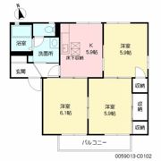 コンフォート山川 C棟の間取り画像