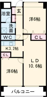 プランドールYAHEIの間取り画像