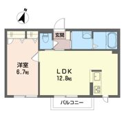 パレドールBの間取り画像