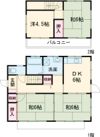 市貝町住宅Ⅰの間取り画像