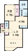 メゾンドヴォーグの間取り画像