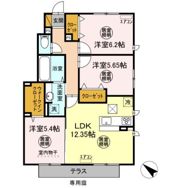 月うさぎ 参の間取り画像