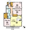 月うさぎ 参の間取り画像