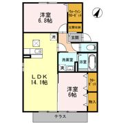 アクシス南林間弐番館の間取り画像