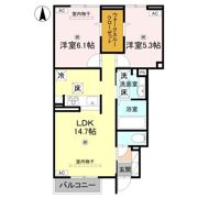 Lamure(ラミュール)の間取り画像