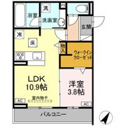 D crest八幡4丁目の間取り画像