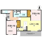 スペチアーレくいな橋の間取り画像