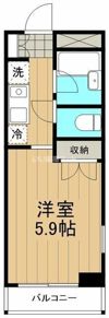 リバーサイドハイツ湘南の間取り画像