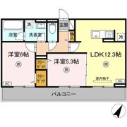 D-resena丸山Sの間取り画像