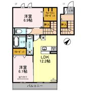 グランソレイユの間取り画像