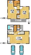 ウララ松ヶ丘の間取り画像