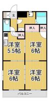 サンハイツ天保山H棟の間取り画像