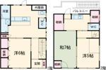 菊水町文化 北棟の間取り画像