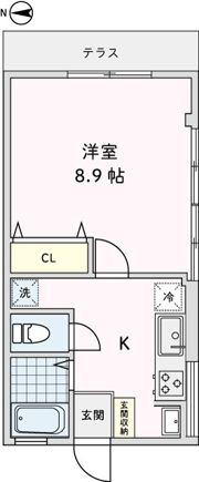 ブライトレジデンス仙川の間取り画像