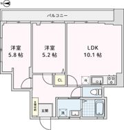 ブライトレジデンス仙川の間取り画像