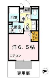 フローラ岡本B棟の間取り画像