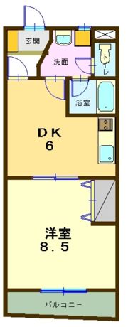 ヴィブレ 宮脇の間取り画像